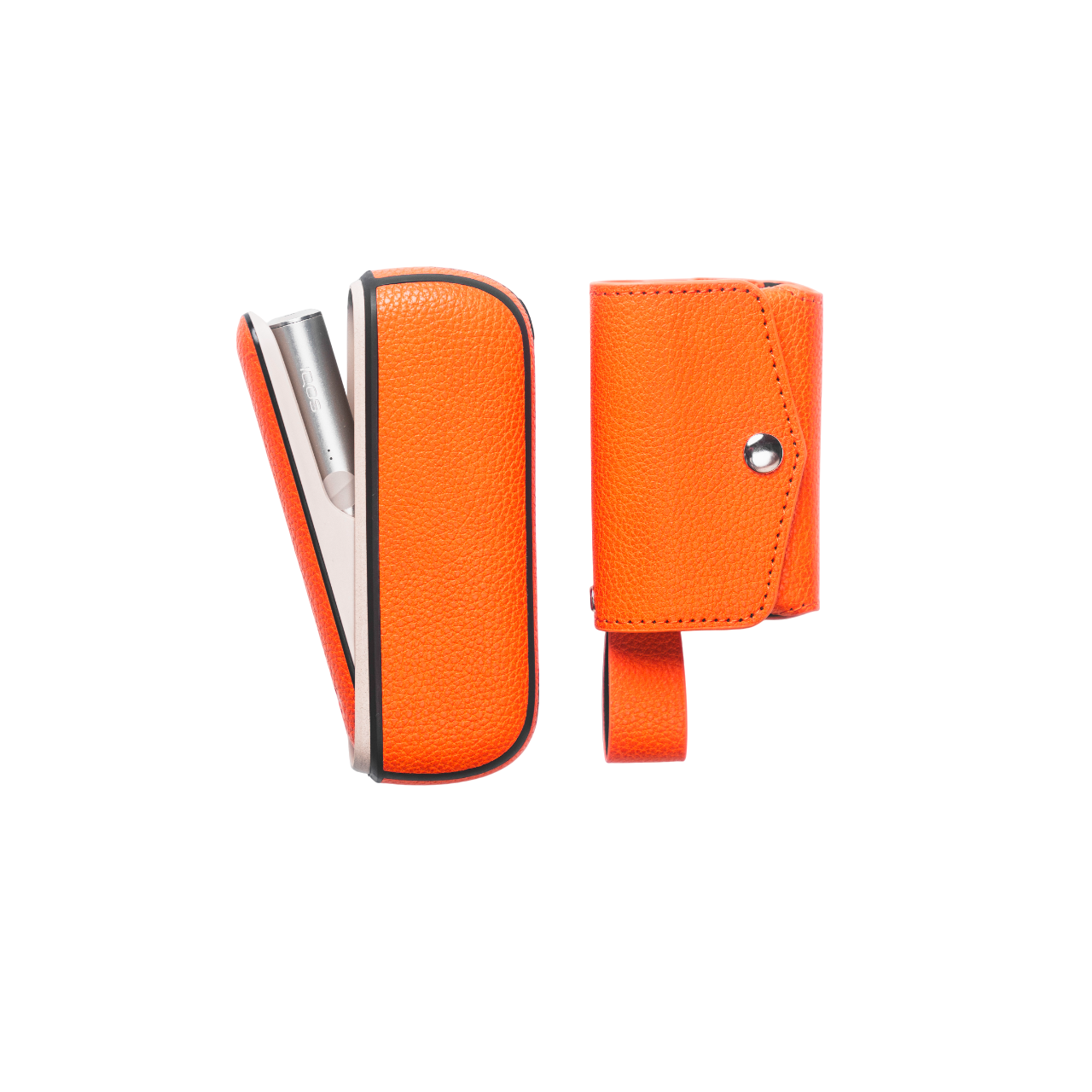 ORANGE LEATHER HOLDER