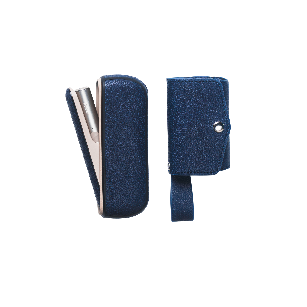 BLUE LEATHER HOLDER