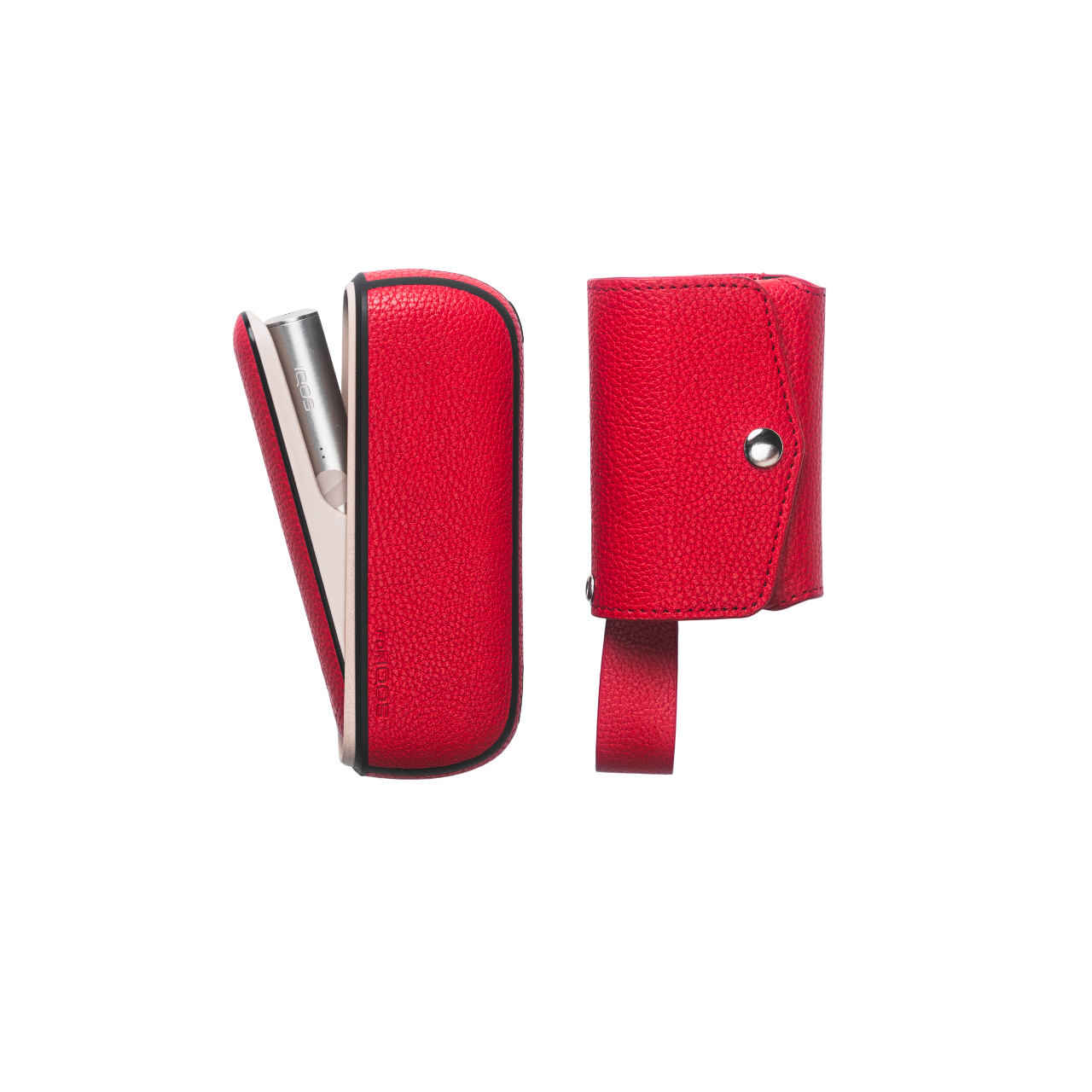 RED LEATHER HOLDER