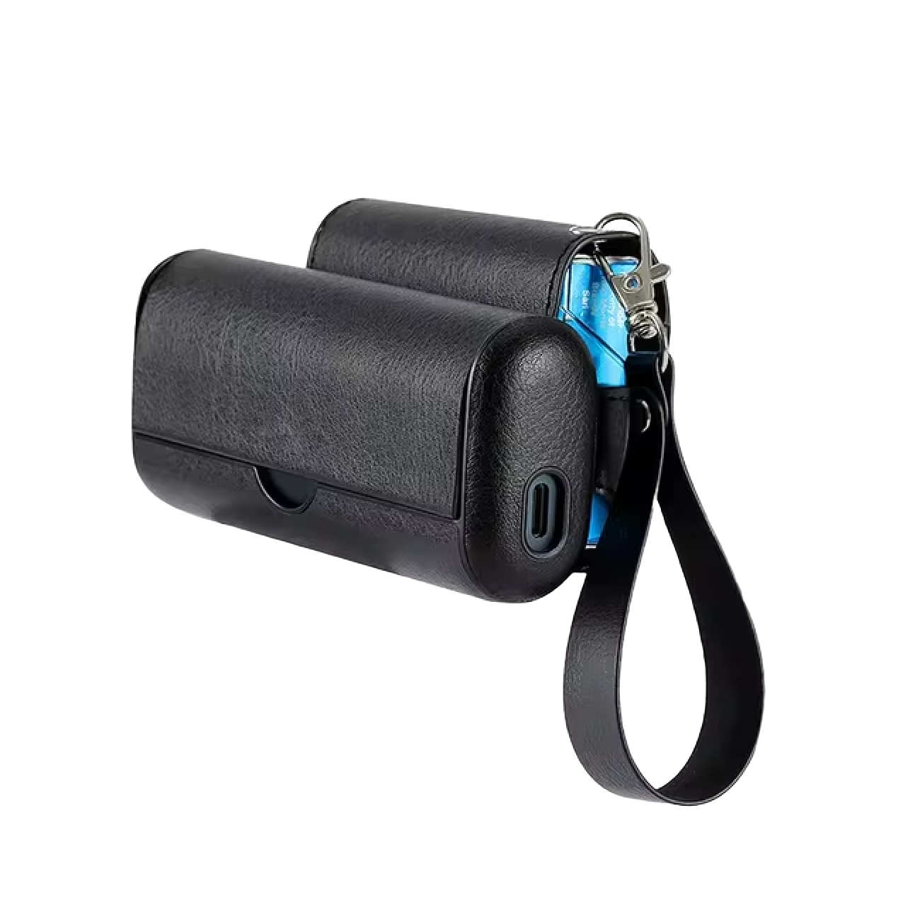 BLACK LEATHER PRIME HOLDER