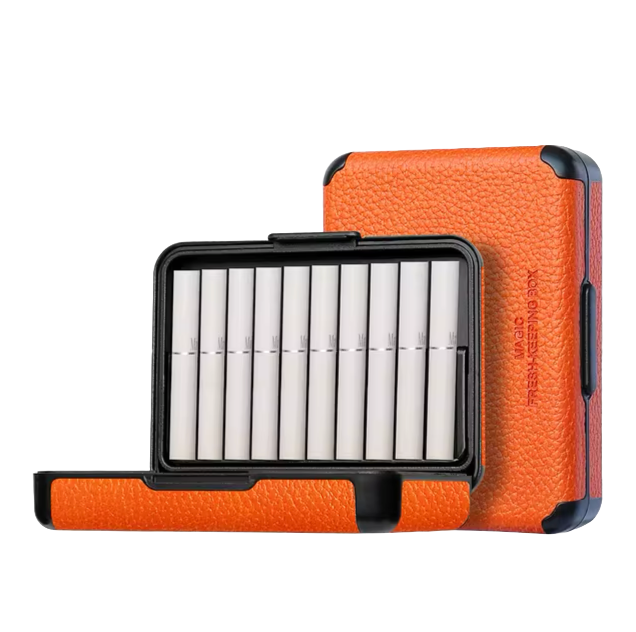 LEATHER ORANGE CASE