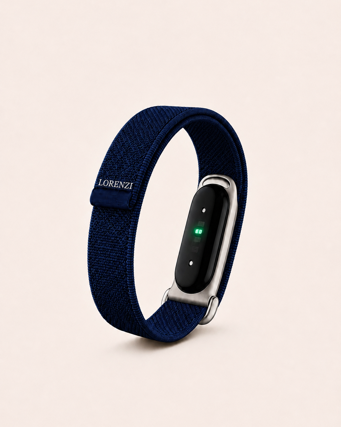 Navy blue, band view from the back