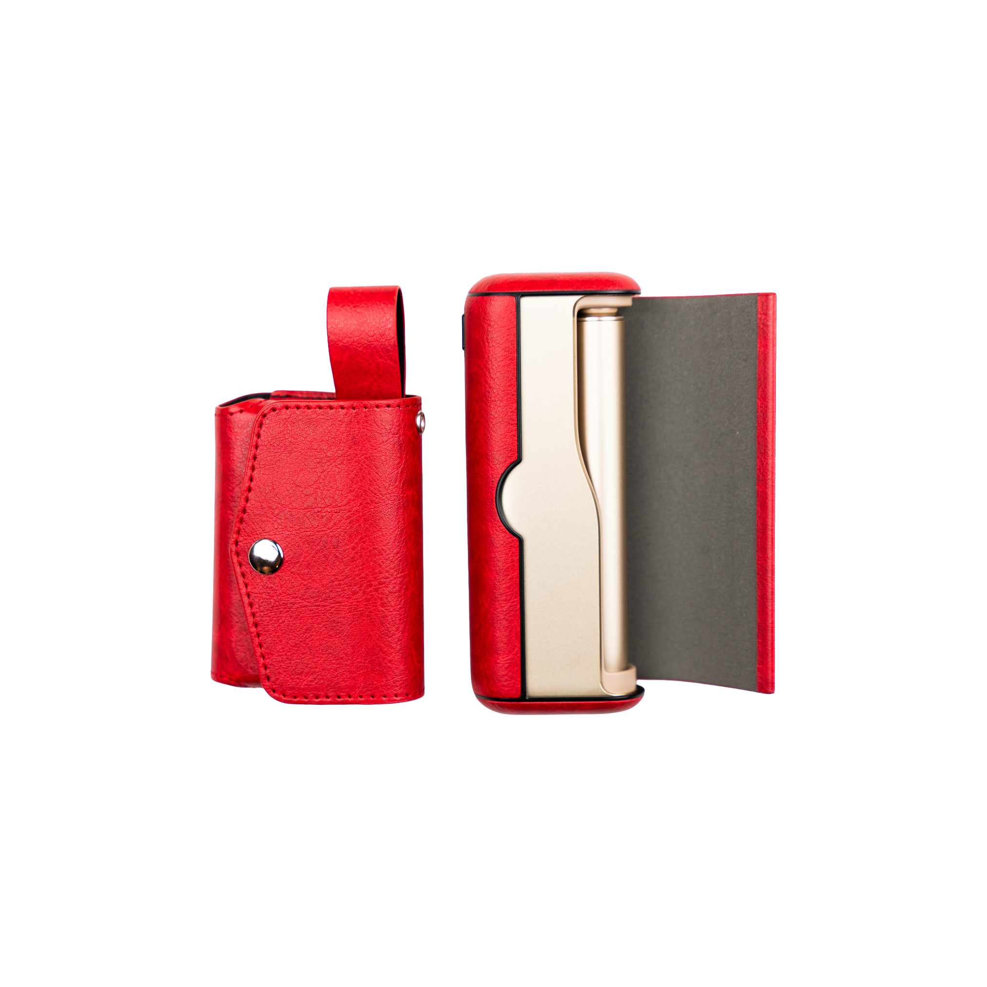 iluma prime holder leather red